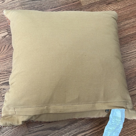 NWT Leather Pillow - Picture 2 of 3
